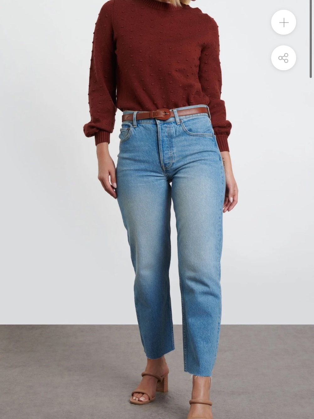 Boyish Women’s The Tommy Stretch Buttoned Fly High-Rise Straight Jeans Size 26